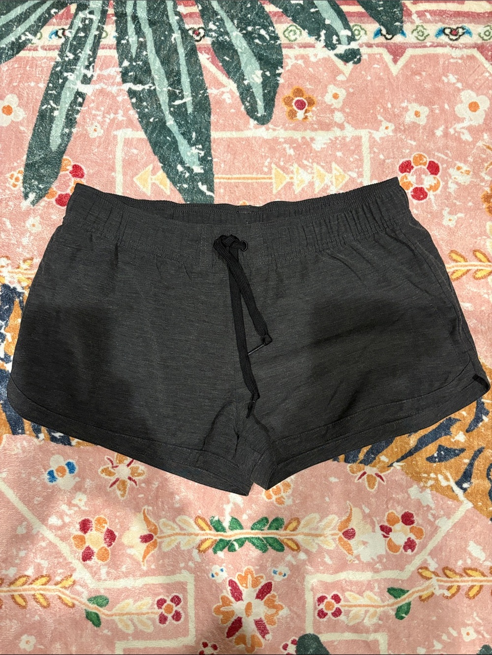 Prana Black Athletic Drawstring Shorts